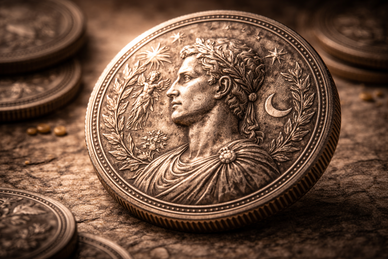 Ancient coin imagery revealing historical meaning through visual symbols