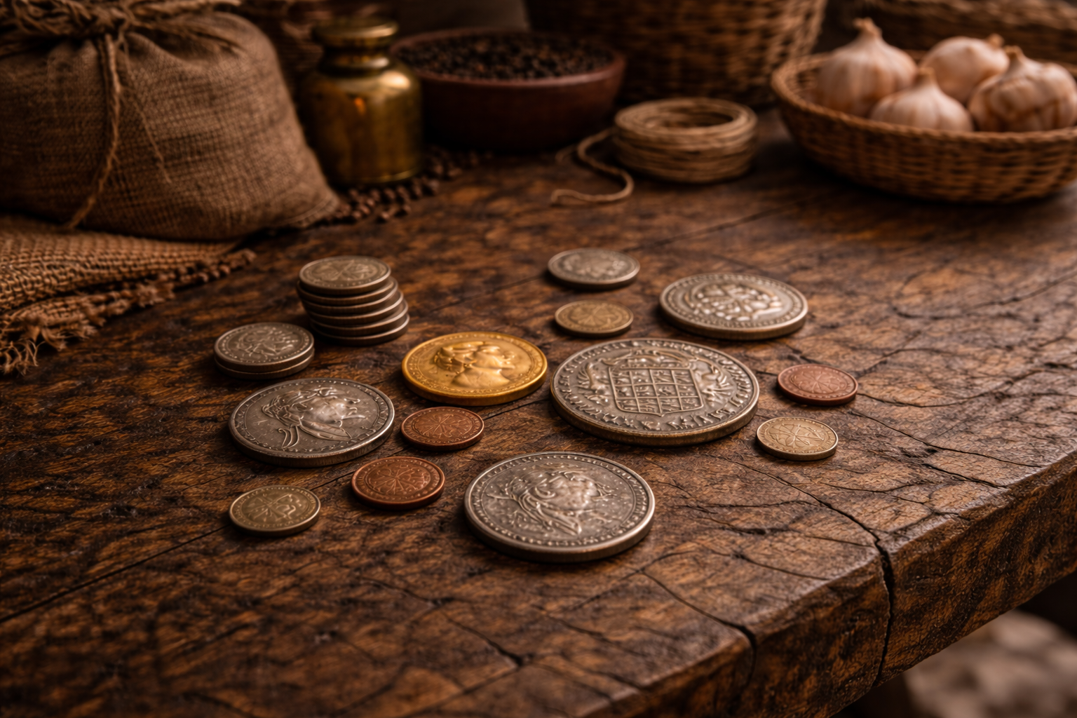 Everyday money used by ordinary people in daily markets.