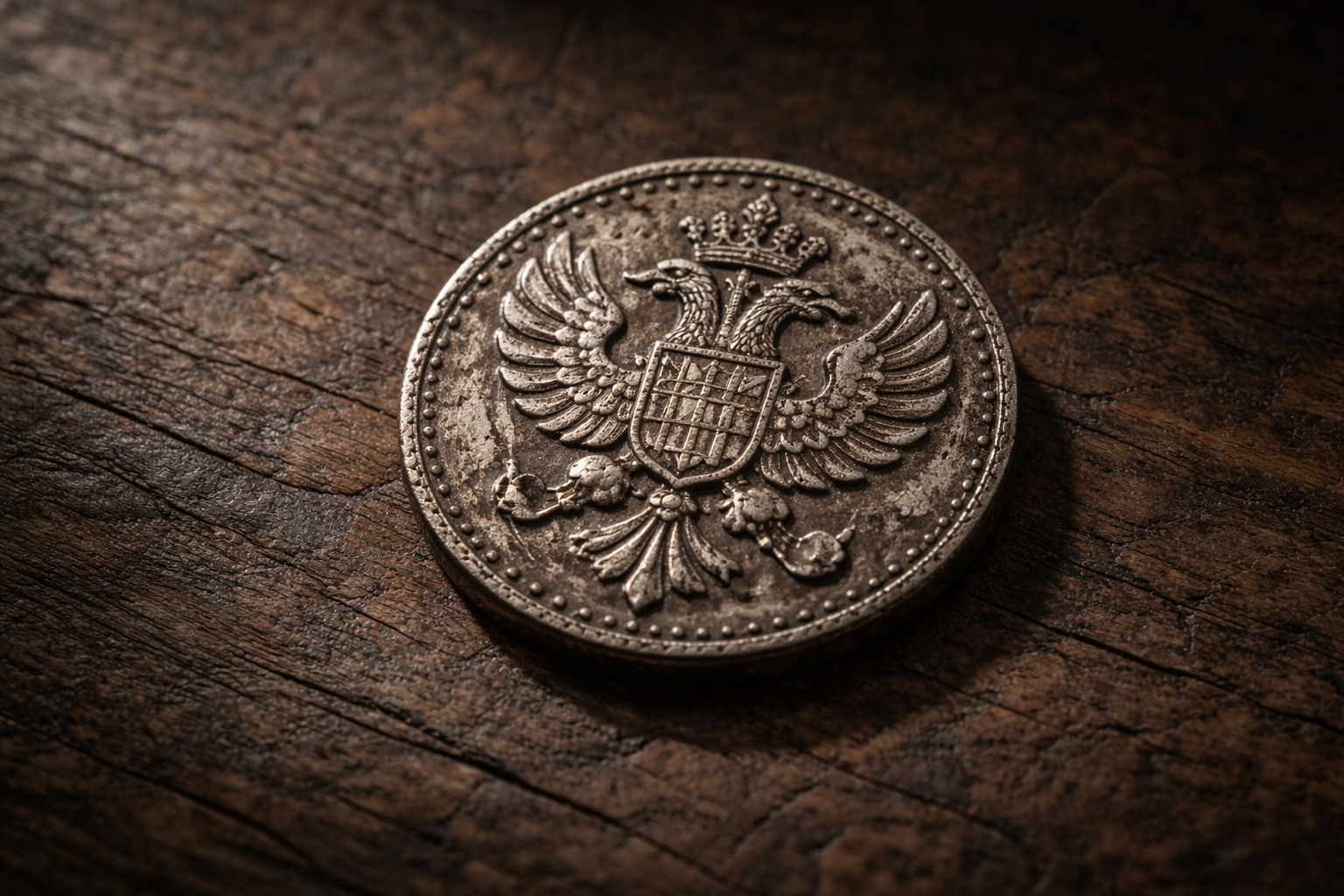 Historical coin symbolizing silent authority and legitimacy