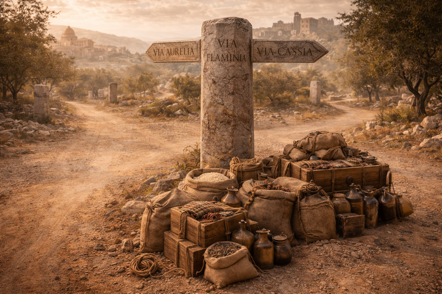 Crossroads where ancient trade routes connected civilizations