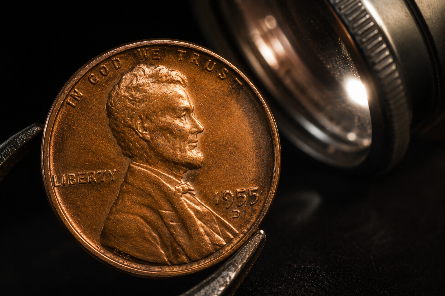 Comparison between missing design detail and surface damage on Lincoln cents