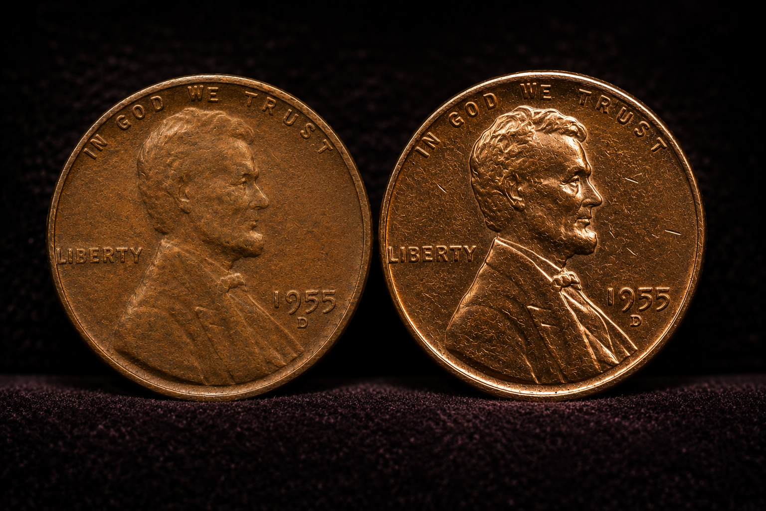 Lincoln cent showing missing design detail without obvious damage
